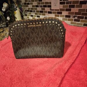 Michael Kors Black and Gold Studded Crossbody or Shoulder Bag